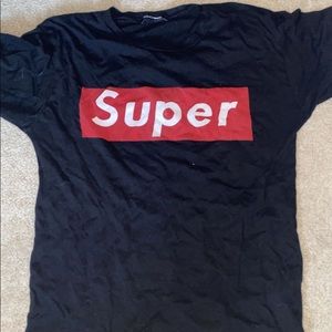 Fashion nova super graphic t